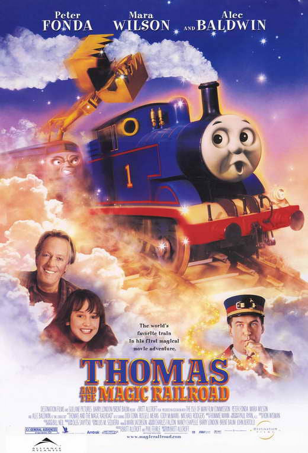 Pokemon The Movie Thomas And The Magic Railroad Thomas and the Magic Railroad Movie Poster (11 x 17) - Walmart.com