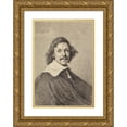 thumbnail image 1 of Thomas de Keyser 18x24 Gold Ornate Framed and Double Matted Museum Art Print Titled - Portrait of a Man (1657), 1 of 4