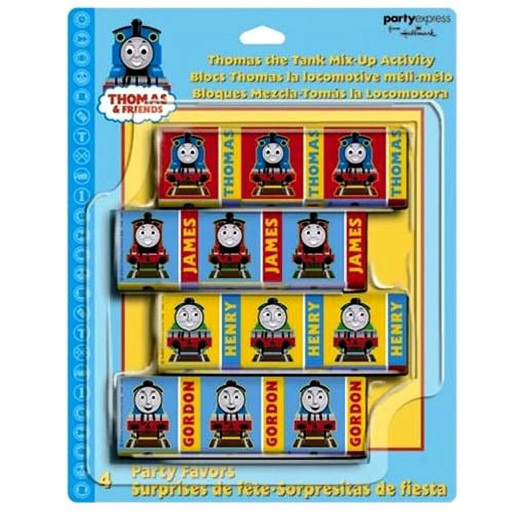 Thomas the Tank Engine 'Chugging Your Way' Mix-Up Activity Blocks / Favors (4ct)