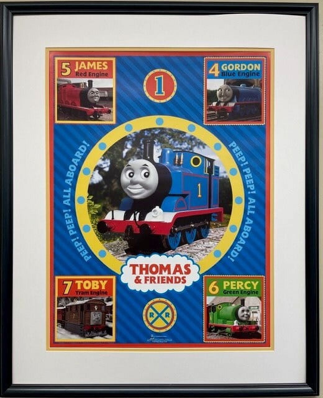 Thomas the Tank Engine "Thomas &amp; Friends" FRAMED Art Poster Generic - Walmart.com