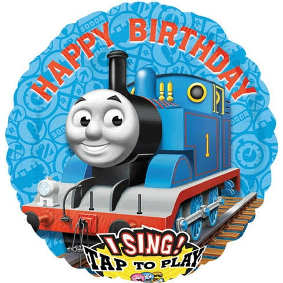 Thomas the Tank Jumbo Singing Foil Balloon