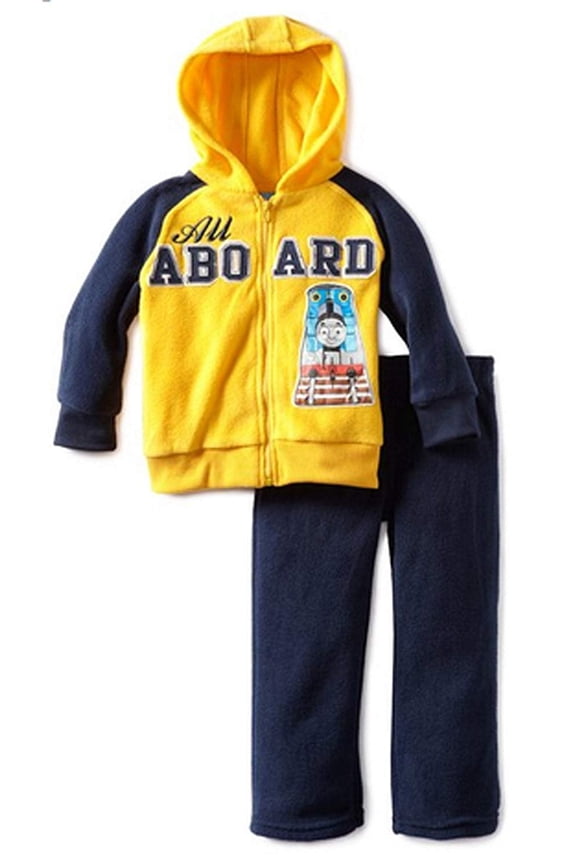 Thomas the Train Baby-Boys Toddler Microfleece 2pc Set All Aboard 3T