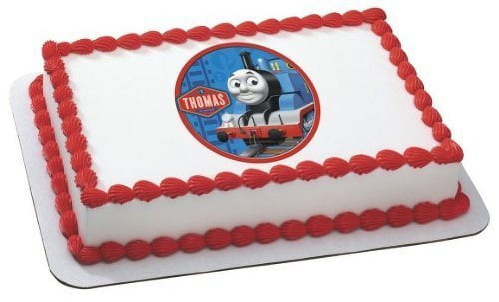 Thomas The Train Edible Icing Image For 1 4 Sheet Cake - Walmart.com