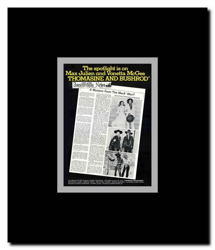 Thomasine and Bushrod Framed Movie Poster