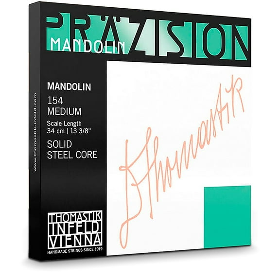 Thomastik 154ST Strong Flat Wound Tin Plated Steel Mandolin Strings