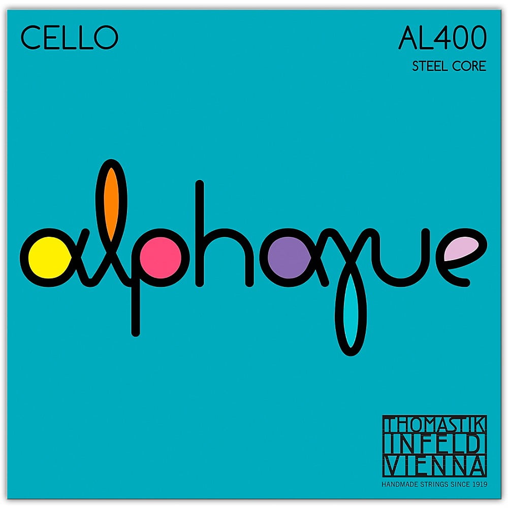 Thomastik Alphayue Series Cello String Set 4/4 Size, Medium