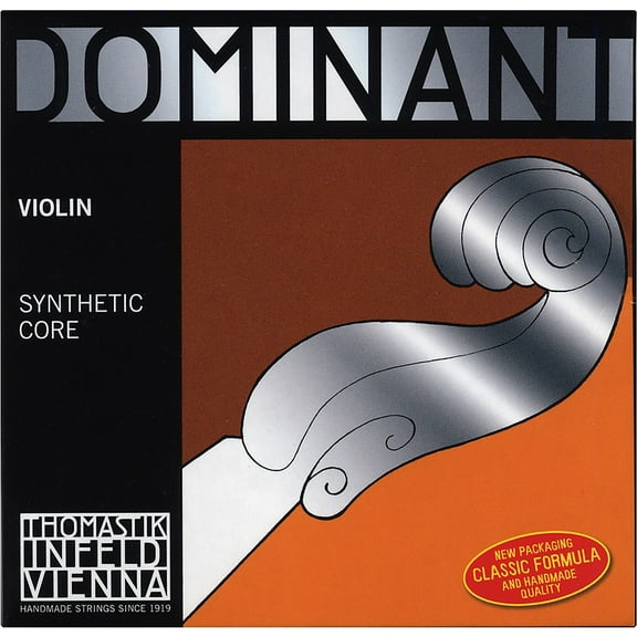 Dominant 1/2 Violin Strings Set Steel E Med Tension Synth Core