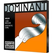 Thomastik-Infeld 135B Dominant Strings Set 4/4 with Steel E Ball - Corrosion Resistant Violin E String with Aluminum Wound Ball End - Flexible Violin Strings with Easy Modulation for a Rich Tone