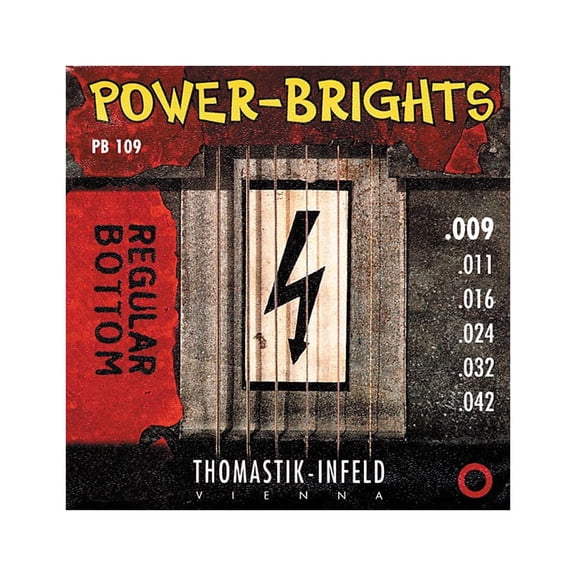 Thomastik PB109 Power-Brights Bottom Light Guitar Strings