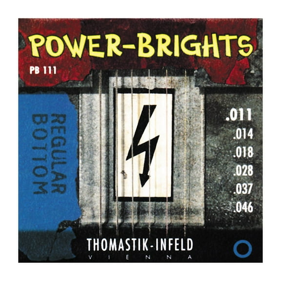 Thomastik PB111 Power-Brights Bottom Medium Electric Guitar Strings