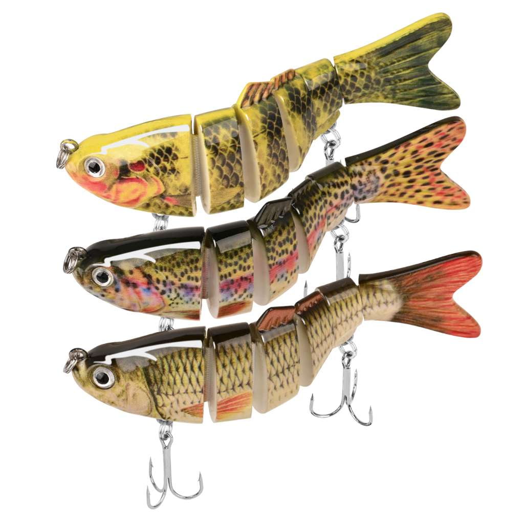 Fish Bait Fishing Lures 6cm/8cm Jerkbait Slow Sinking Wobblers for Pike  Crankbaits Fishing Lure Rattling and Vib for Winter Fishing Tackle for  Freshwater,Fishing Equipment Fish Bait Tool (Color : Col : 