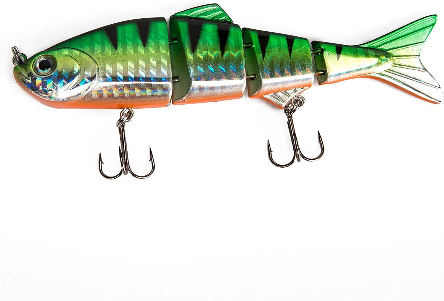Thomify Hard Multi-Jointed Fishing Lure Swimbait Topwater Crankbait for  Bass Trout Musky Pike 