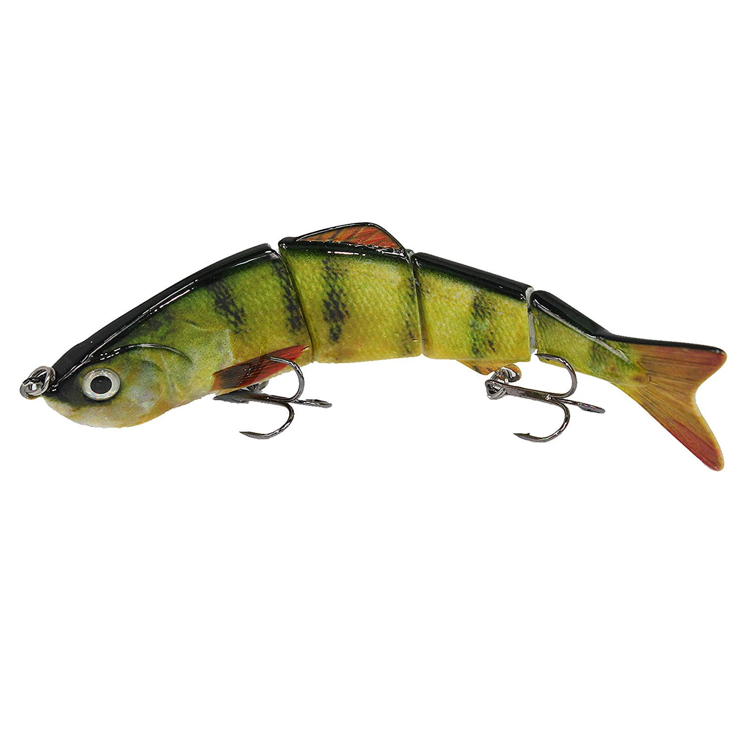 Thomify Hard Multi-Jointed Fishing Lure Swimbait Topwater Crankbait for Bass  Trout Musky Pike 