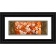 thumbnail image 1 of Thomlinson, Jenny 32x14 Black Ornate Wood Framed with Double Matting Museum Art Print Titled - Orange Sakura, 1 of 4