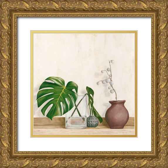 Thomlison, Jenny 12x12 Gold Ornate Wood Framed with Double Matting Museum Art Print Titled - Minimalist Setting I