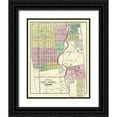 thumbnail image 1 of Thompson 15x18 Black Ornate Wood Framed with Double Matting Museum Art Print Titled - San Jose, 3rd Ward California Landowner, 1 of 4
