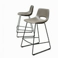 thumbnail image 1 of Gingko Thompson 25 in. Counter Stool - Set of 2 - Gray, 1 of 3