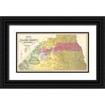 thumbnail image 1 of Thompson 32x19 Black Ornate Wood Framed with Double Matting Museum Art Print Titled - Tulare California - Thompson  1892, 1 of 4