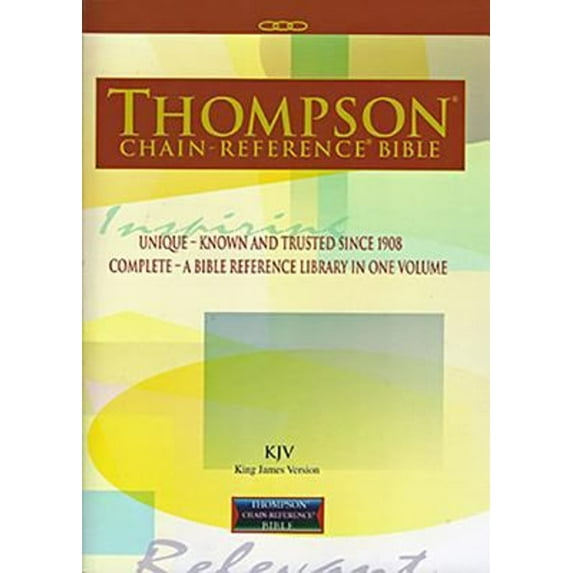 Pre-Owned Thompson Chain-Reference Bible-KJV (Paperback) 0887076092 9780887076091