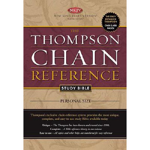 Pre-Owned Thompson Chain Reference Study Bible-NKJV-Personal Size