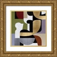 thumbnail image 1 of Thompson, Justin 12x12 Gold Ornate Wood Framed with Double Matting Museum Art Print Titled - Converging II, 1 of 4
