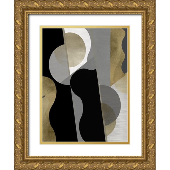 Thompson, Justin 12x14 Gold Ornate Wood Framed with Double Matting Museum Art Print Titled - Cadence IV