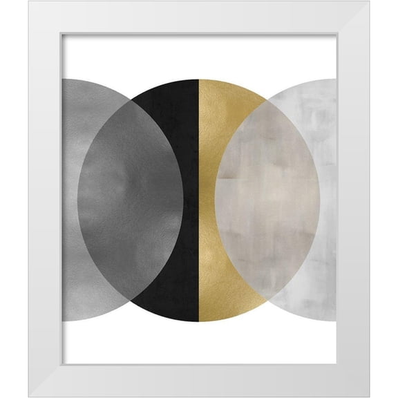 Thompson, Justin 12x14 White Modern Wood Framed Museum Art Print Titled - Intersect I