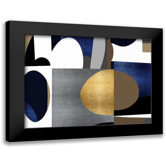 Thompson, Justin 14x12 Black Modern Framed Museum Art Print Titled - Mid Century Motion I