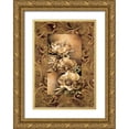 thumbnail image 1 of Thompson, Linda 18x24 Gold Ornate Wood Framed with Double Matting Museum Art Print Titled - Poppies I, 1 of 4
