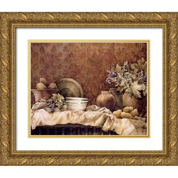 Thompson, Linda 32x26 Gold Ornate Wood Framed with Double Matting Museum Art Print Titled - Rustic Reflections