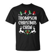 Thompson Name Gift Christmas Crew Thompson Unisex TShirt