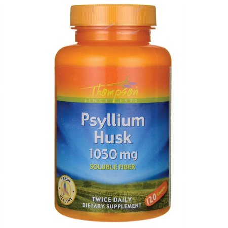 Thompson - Psyllium Husk Soluble Fiber 1050 mg. - 120 Capsules