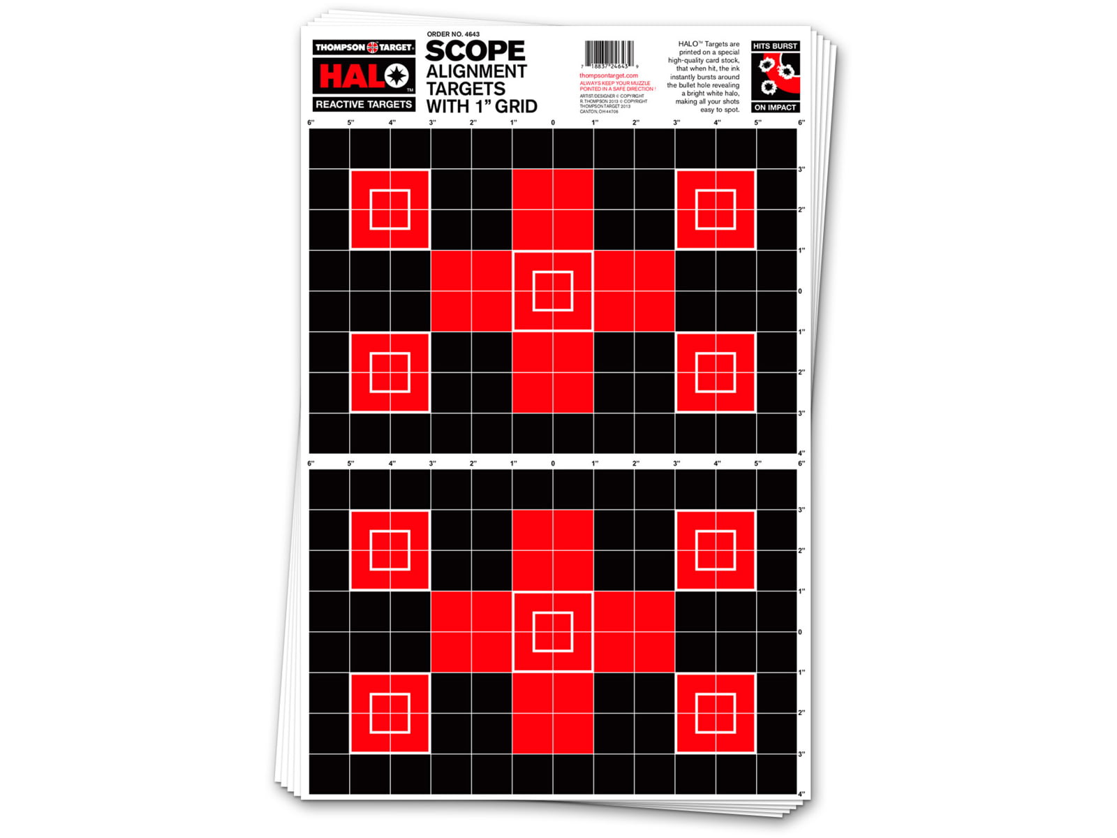 Thompson Target HALO Scope Alignment/Sight In Reactive Splatter