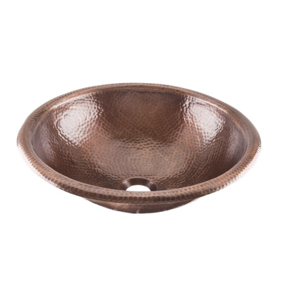 Thompson Traders 2RP-AC Tacambaro 15-1/2" Undermount Hammered Copper Sink - Copper