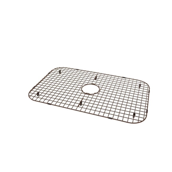 Thompson Traders BG2616-HA Pisa Stainless Steel Bottom Grid Sink Rack - Medium Antique