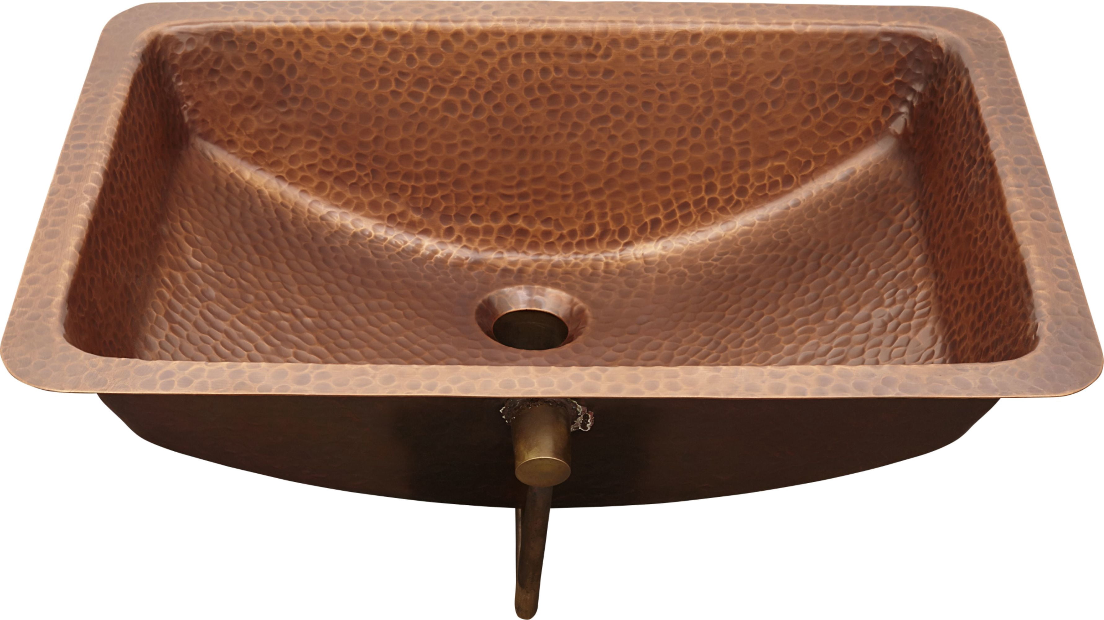 Thompson Traders BRU-2115HA Harwich 21" Copper Undermount  Bathroom Sink - Copper
