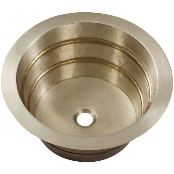 Thompson Traders KCBS17 Quintana 17" Undermount Single Basin Brass Bar Sink - Brass /