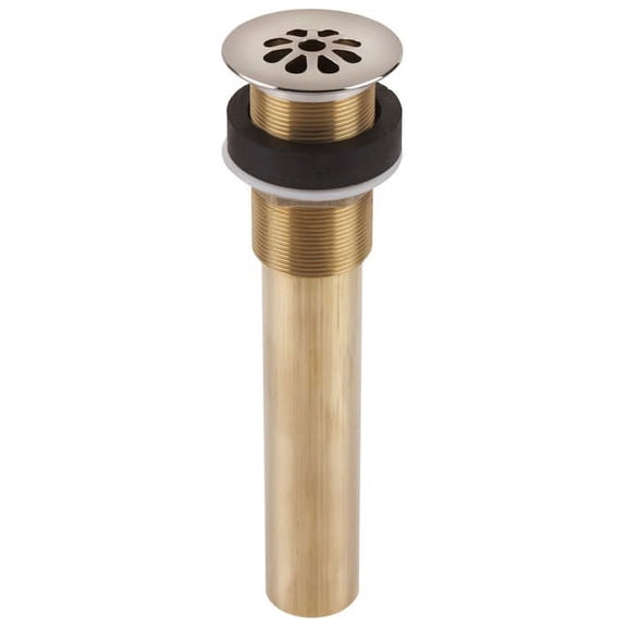 Thompson Traders TDG15-BRN Flower Style Grid Drain Assembly - Nickel