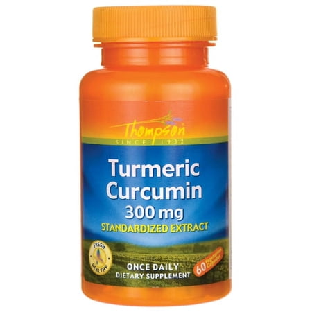 Thompson Turmeric Curcumin, 300 mg, 60 Vegetarian Capsules