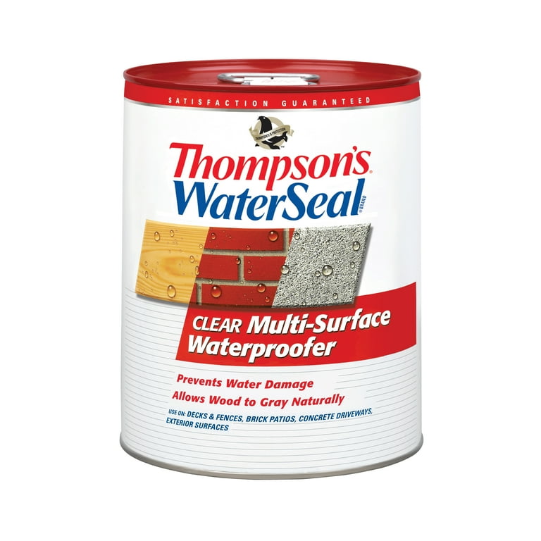 Thompson's WaterSeal Multi-Surface Waterproofer, Clear, 5 Gallon