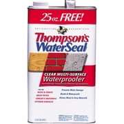 Thompsons Water Sealer Multi-Surface - Waterproof, Clear - 1.2 Gallon Bonus Size