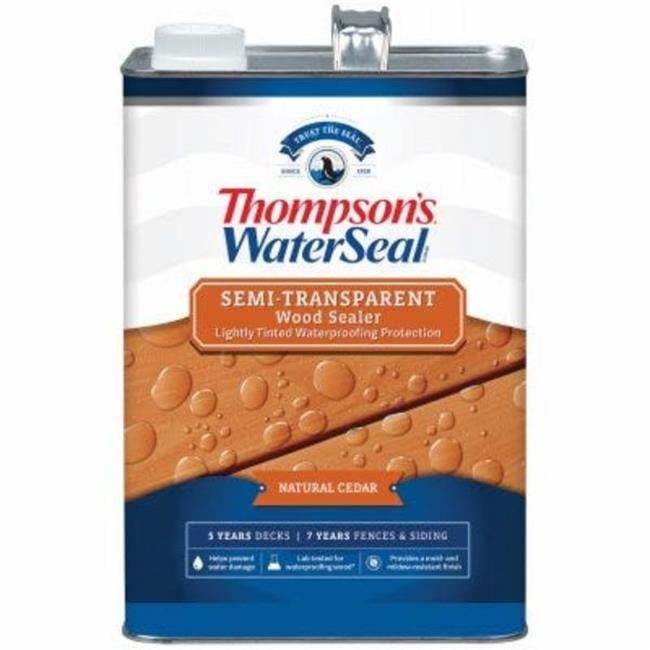 Thompsons Waterseal 1 gal SemiTransparent Waterproofing Stain, Natural
