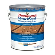 Thompsons Waterseal 1895085 Transparent Chestnut Brown Waterproofing Wood Stain & Sealer, 5 gal