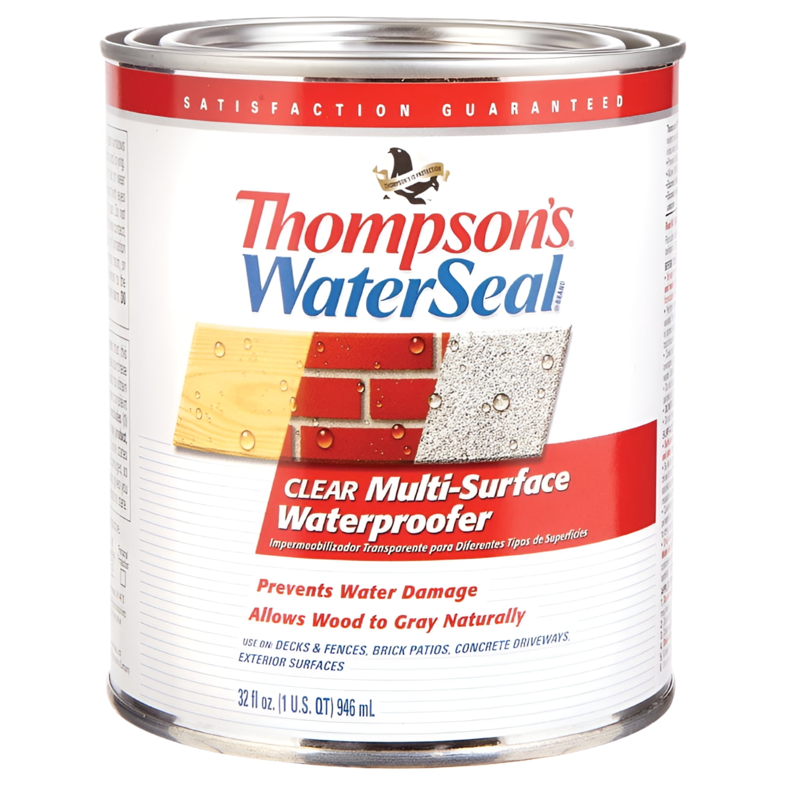 THOMPSON'S WATERSEAL Thompsons Waterseal 24104 Quart Water Seal Multi-Surface Waterproofer