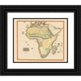 thumbnail image 1 of Thomson 24x20 Black Ornate Wood Framed with Double Matting Museum Art Print Titled - Africa - Thomson 1821, 1 of 4