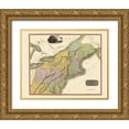 thumbnail image 1 of Thomson 24x20 Gold Ornate Wood Framed with Double Matting Museum Art Print Titled - Northeastern United States - Thomson 1817, 1 of 4