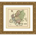 thumbnail image 1 of Thomson 30x26 Gold Ornate Wood Framed with Double Matting Museum Art Print Titled - Norway Spain Portugal France Germany Hungary, 1 of 4