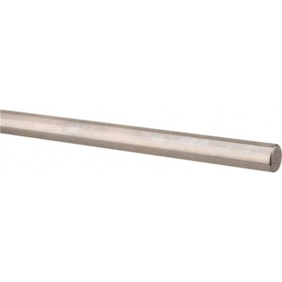Thomson Industries 1/4" Diam, 3' Long, Steel Standard Round Linear Shafting 60-65C Hardness, .2495/.2490 Tolerance