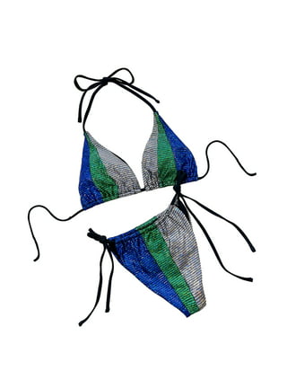 Thong Bikini Clear Straps Cheeky Brazilian Micro Thongs Bikinis Swimsuit  For Women Sexy No Tan Line Bathing Suit
