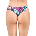 thumbnail image 1 of Thong Comfortable Panties with Impressive Prints - Moxie - Crazy - Small, 1 of 1